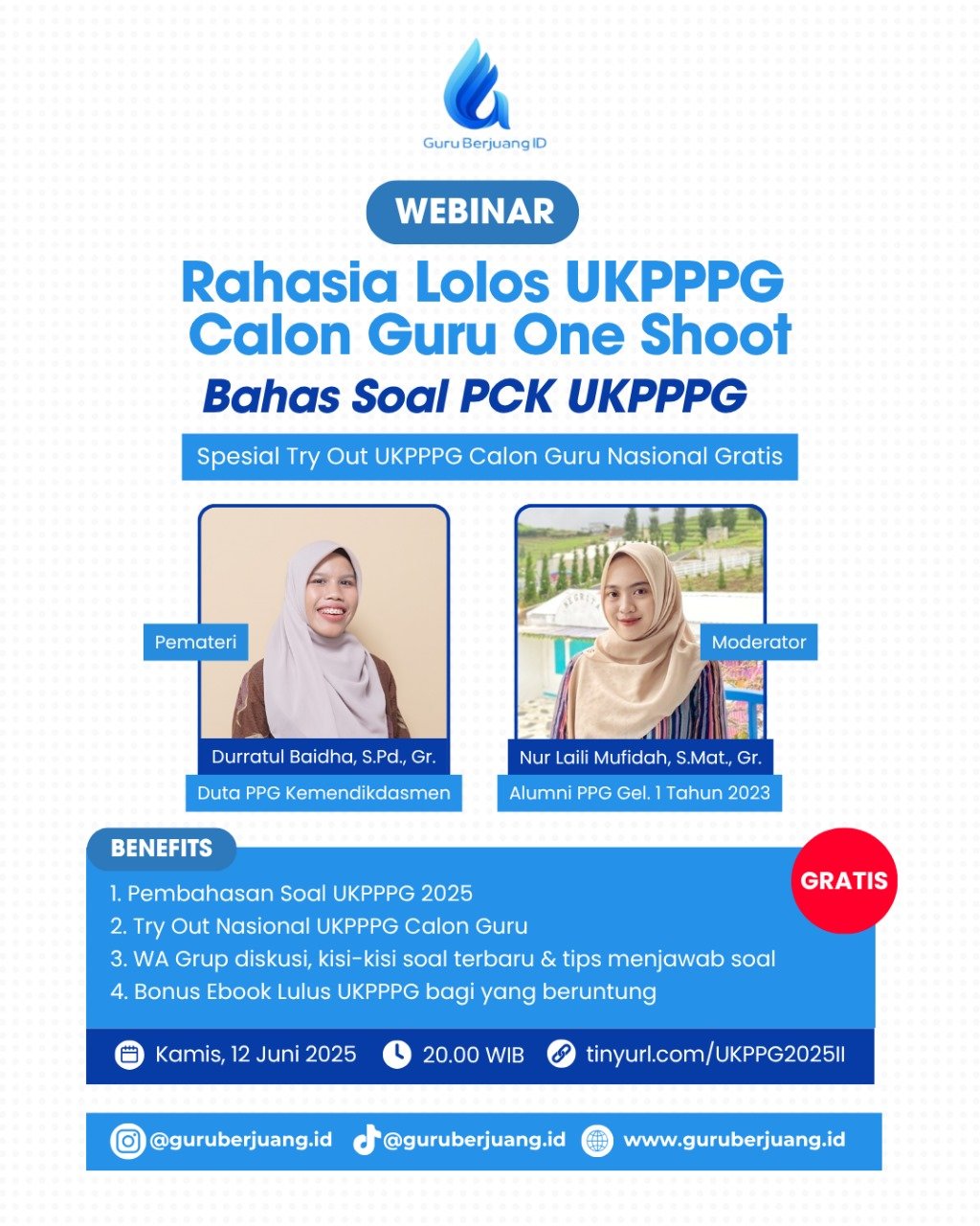 TRY OUT 1 UKPPG CALON GURU GRATIS